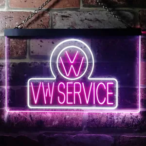 Volkswagen VW Service Neon-Like LED Sign