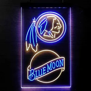 Washington Football Team Blue Moon Neon-Like LED Sign - Legacy Edition