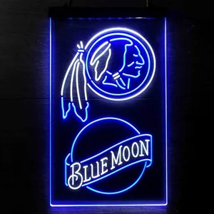 Washington Football Team Blue Moon Neon-Like LED Sign - Legacy Edition