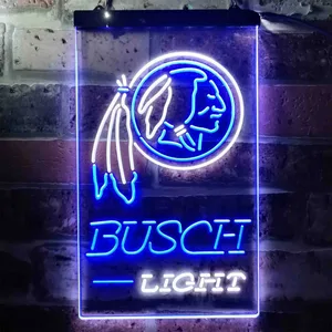 Washington Football Team Busch Light Neon-Like LED Sign