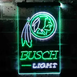 Washington Football Team Busch Light Neon-Like LED Sign