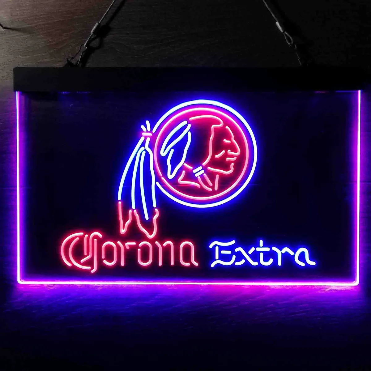 Washington Football Team Corona Extra Neon-Like LED Sign - Legacy Edition
