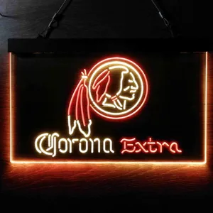 Washington Football Team Corona Extra Neon-Like LED Sign - Legacy Edition