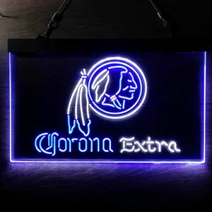 Washington Football Team Corona Extra Neon-Like LED Sign - Legacy Edition