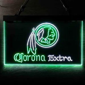 Washington Football Team Corona Extra Neon-Like LED Sign - Legacy Edition