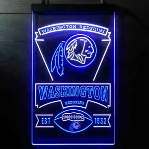 Washington Football Team EST 1932 Neon-Like LED Sign