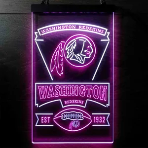 Washington Football Team EST 1932 Neon-Like LED Sign