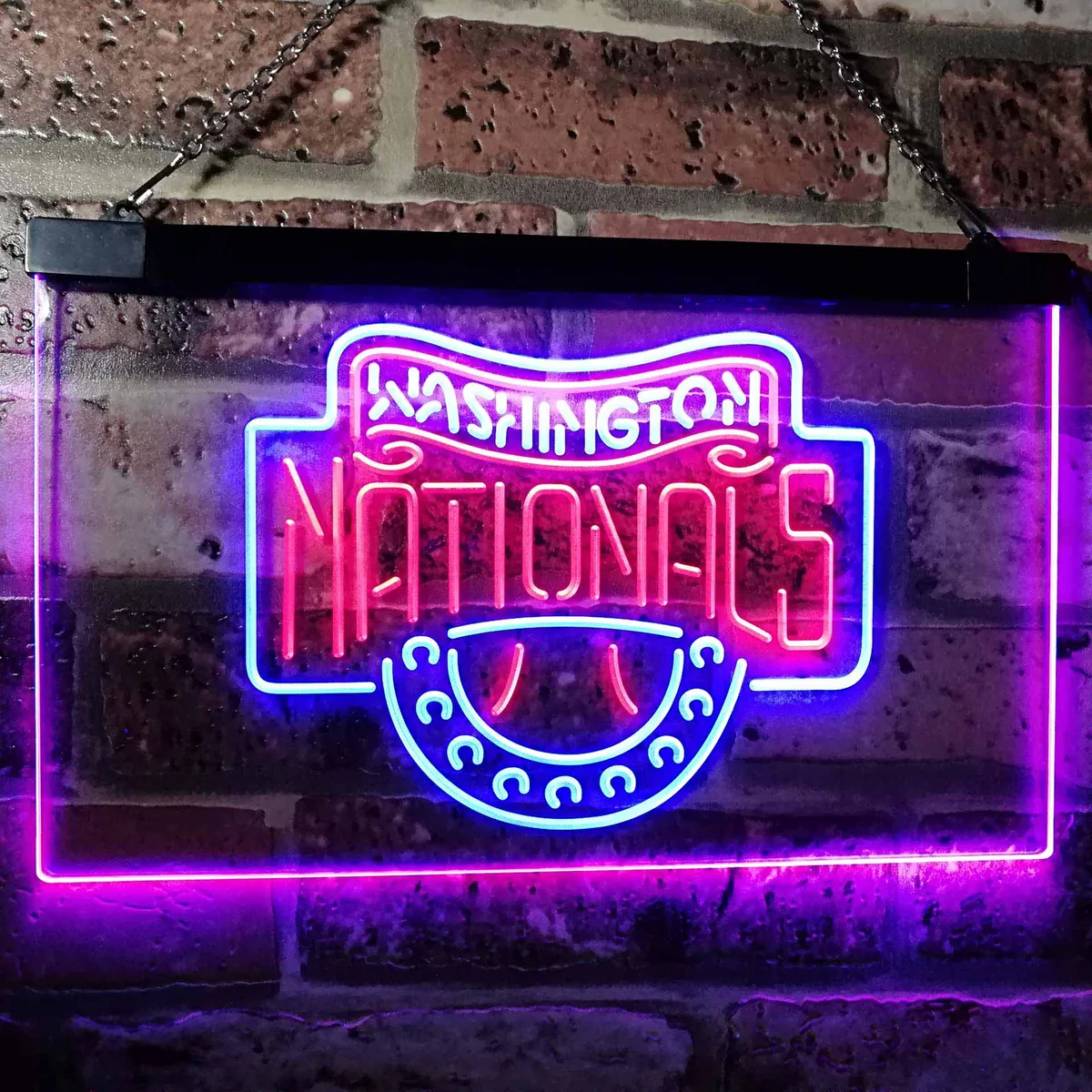 Washington Nationals  Logo 1 Neon-Like LED Sign - Legacy Edition