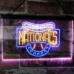 Washington Nationals  Logo 1 Neon-Like LED Sign - Legacy Edition