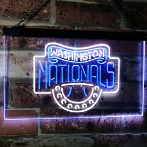 Washington Nationals  Logo 1 Neon-Like LED Sign - Legacy Edition