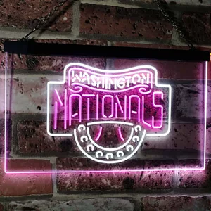 Washington Nationals  Logo 1 Neon-Like LED Sign - Legacy Edition