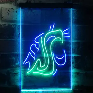 Washington State Cougars Logo Neon-Like LED Sign