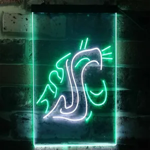 Washington State Cougars Logo Neon-Like LED Sign