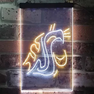 Washington State Cougars Logo Neon-Like LED Sign