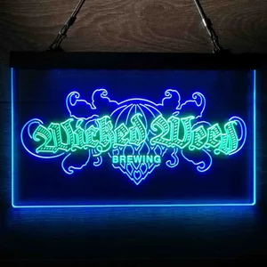Wicked Weed Brewing Banner Neon-Like LED Sign