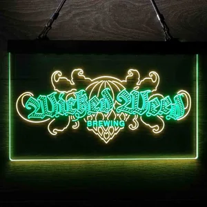 Wicked Weed Brewing Banner Neon-Like LED Sign