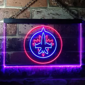 Winnipeg Jets Logo 1 Neon-Like LED Sign