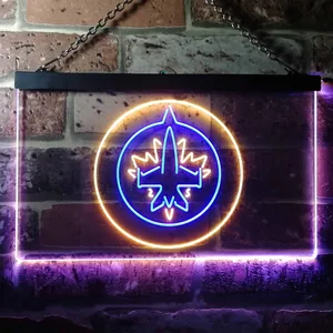 Winnipeg Jets Logo 1 Neon-Like LED Sign