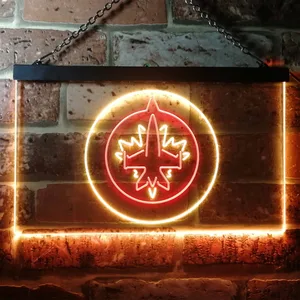 Winnipeg Jets Logo 1 Neon-Like LED Sign