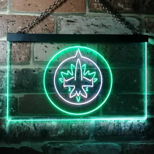 Winnipeg Jets Logo 1 Neon-Like LED Sign