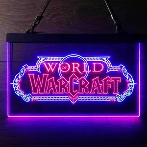 World Of Warcraft Neon-Like LED Sign