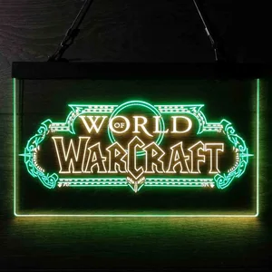 World Of Warcraft Neon-Like LED Sign