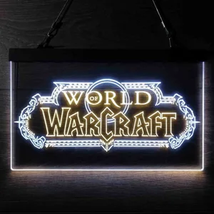 World Of Warcraft Neon-Like LED Sign