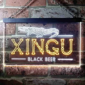 Xingu Black Beer Croc Neon-Like LED Sign