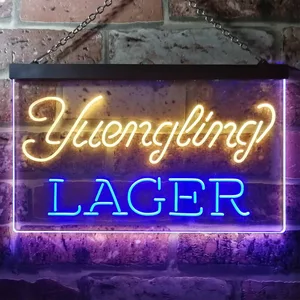 Yuengling Lager Banner Neon-Like LED Sign