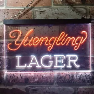 Yuengling Lager Banner Neon-Like LED Sign