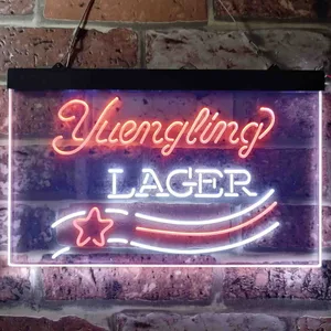 Yuengling Lager Vintage Logo Neon-Like LED Sign