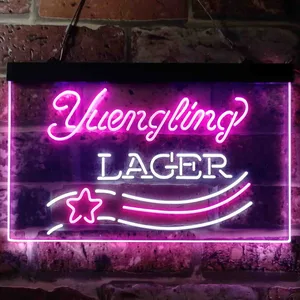 Yuengling Lager Vintage Logo Neon-Like LED Sign