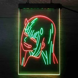 Zero Two Neon-Like LED Sign