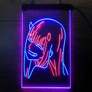 Zero Two Neon-Like LED Sign