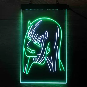 Zero Two Neon-Like LED Sign