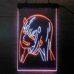 Zero Two Neon-Like LED Sign
