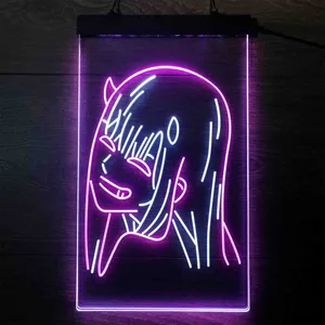 Zero Two Neon-Like LED Sign