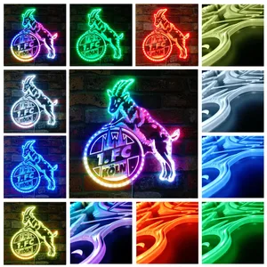 1. FC Koln Logo RGB LED Sign