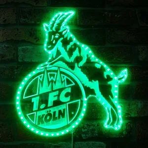 1. FC Koln Logo RGB LED Sign