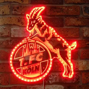 1. FC Koln Logo RGB LED Sign