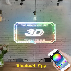 3D Theater Sign RGB LED Sign