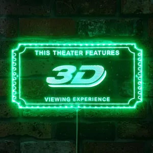 3D Theater Sign RGB LED Sign