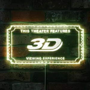 3D Theater Sign RGB LED Sign