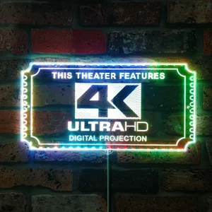 4K Ultra HD Theater Sign RGB LED Sign