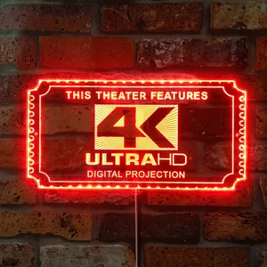 4K Ultra HD Theater Sign RGB LED Sign