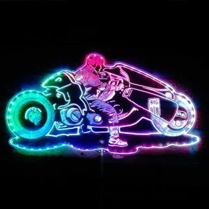 Akira Shotaro Kaneda's Bike RGB LED Sign