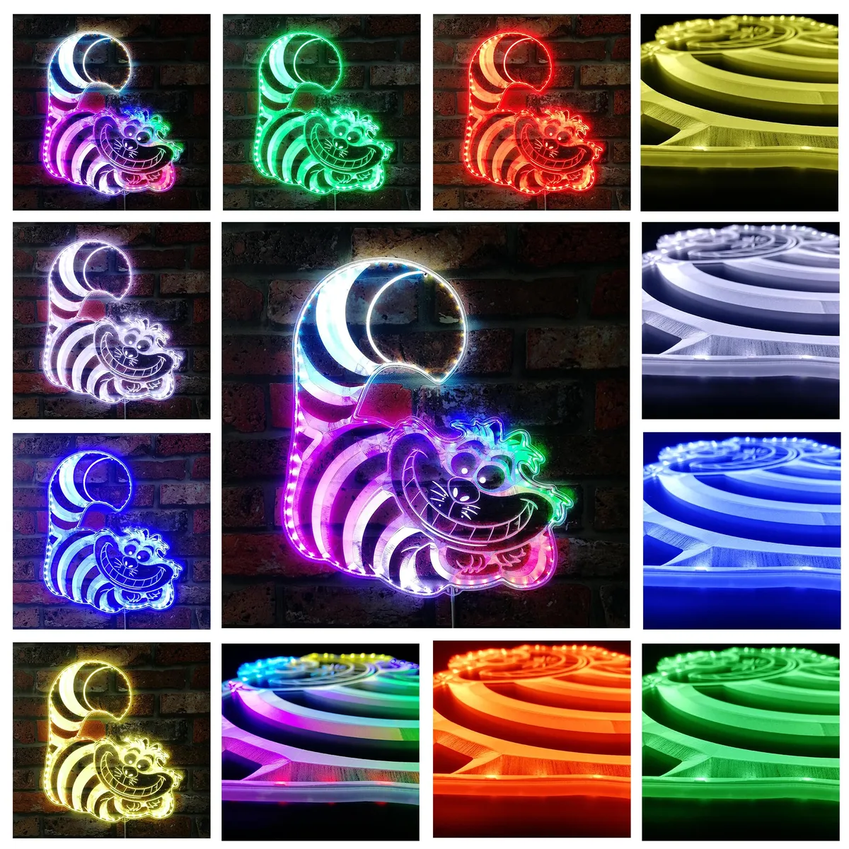 Alice in Wonderland Cheshire Cat RGB LED Sign