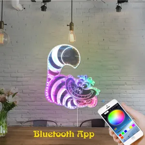 Alice in Wonderland Cheshire Cat RGB LED Sign