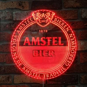 Amstel Beer Logo RGB LED Sign