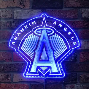 Anaheim Angels (LA)  Halo Logo RGB LED Sign